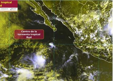 Se forma la Tormenta Tropical "Bud" en el Océano Pacífico