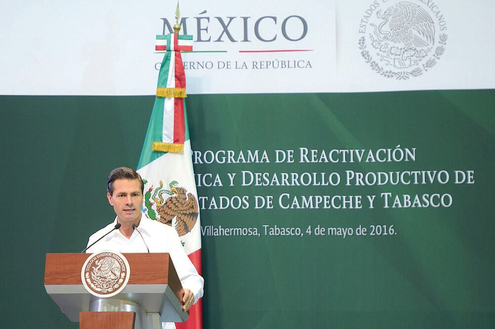 El 4 de mayo pasado, el presidente anunció el Programa de Reactivación Económica y Desarrollo Productivo para Campeche y Tabasco (ARCHIVO EL UNIVERSAL)