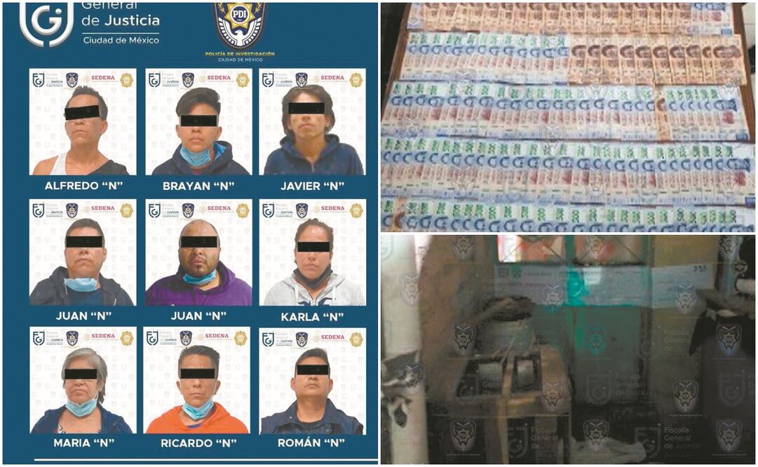 El cateo se realizó en un inmueble de la colonia Barrio San José, que al parecer está relacionado con las operaciones delictivas de La Unión Tepito. Foto: Especial