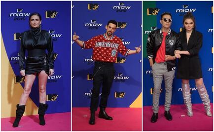 Los colores y la diversión reinaron en la alfombra de los MTV MIAW 2019