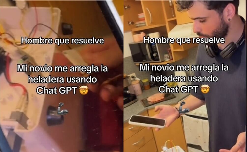 Una reparación con asistencia artificial. Fuente: @ladyferreira21