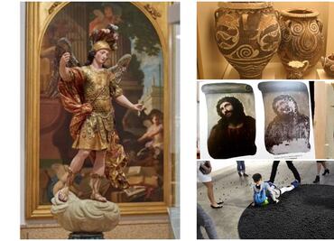 Recuento. Obras de arte dañadas por un descuido