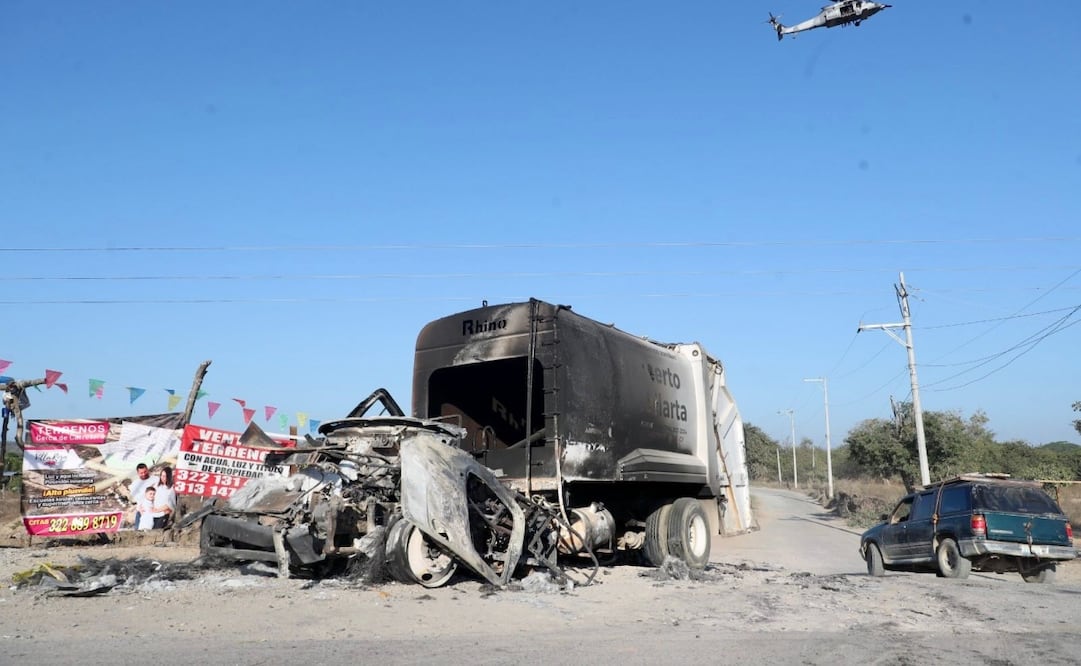 Puerto Vallarta una semana después de los hechos violentos registrados tras el abatimiento de Nemesio Oseguera Cervantes "El Mencho" en 22 de febrero. Foto: Juan Carlos Williams / EL UNIVERSAL