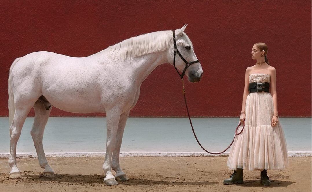 En el 2019 la fotógrafa hizo un shooting junto a la modelo mexicana Mariana Zaragoza. Foto: @dior