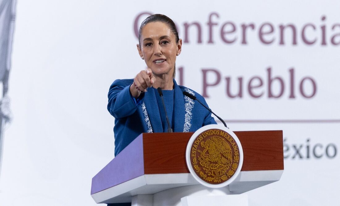 Conferencia de prensa matutina de la presidenta Claudia Sheinbaum el 12 de junio de 2025. Foto: Hugo Savador / EL UNIVERSAL