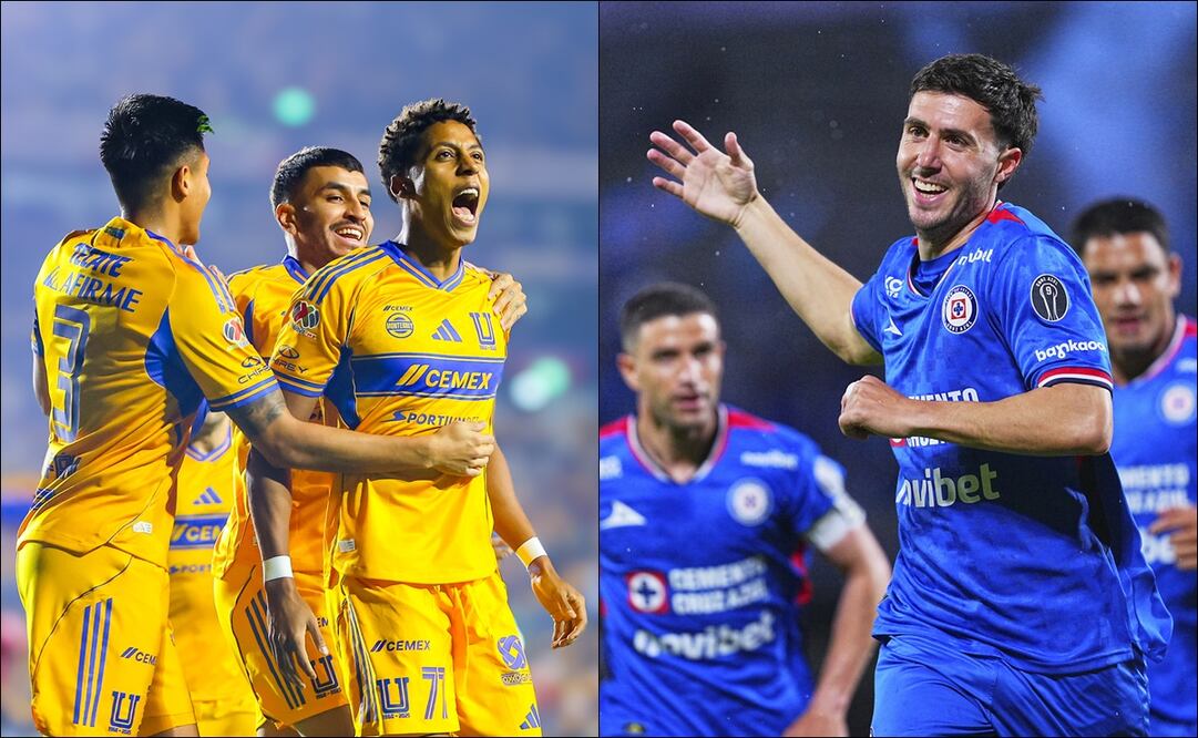 Tigres y Cruz Azul se ven las caras en la Jornada 12 del Apertura 2025 de la Liga MX / FOTOS: Imago7