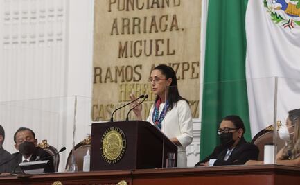 “No es tiempo de futurismo ni de agendas personales”, dice Sheinbaum en su Tercer Informe