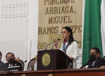 “No es tiempo de futurismo ni de agendas personales”, dice Sheinbaum en su Tercer Informe