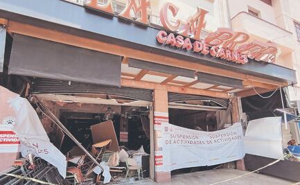 Suspenden el restaurante que registró explosión en la Roma; no presentó documentación 