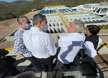 Con nueva planta potabilizadora, se garantiza agua para Mazatlán durante 30 años: AMLO