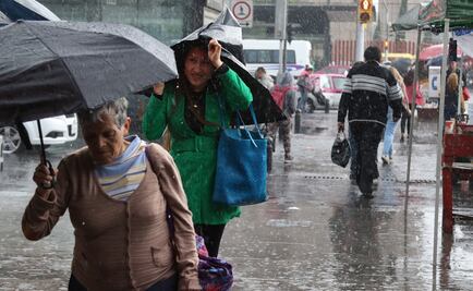 Reportan granizo en Venustiano Carranza y lluvia ligera en gran parte de CDMX