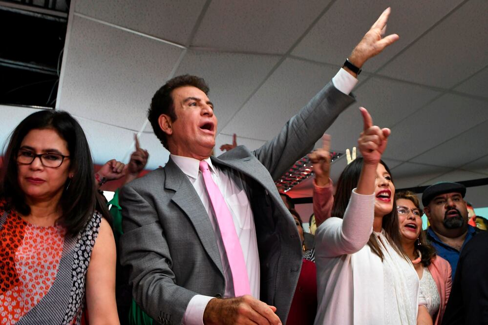 En la foto: Salvador Nasralla, candidato presidencial en Honduras (AFP)