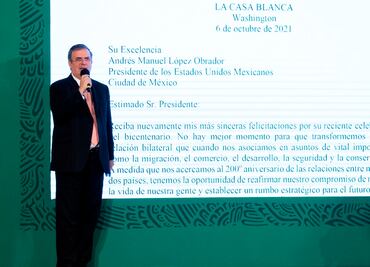 Biden agradece a AMLO en carta por Jóvenes Construyendo el Futuro y Sembrando Vida