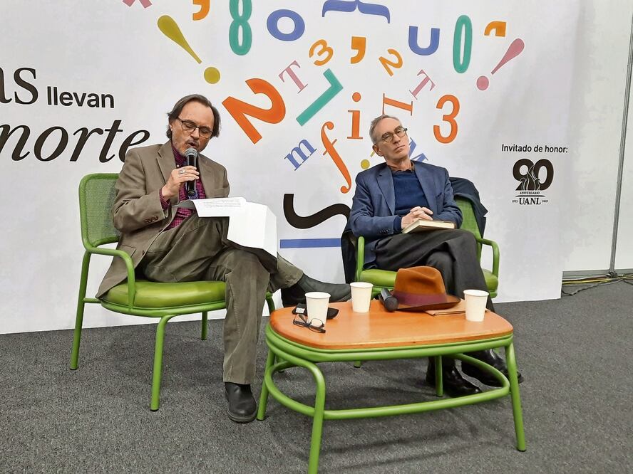 El libro fue presentado por José Javier Villarreal (a la izquierda) y Christopher Domínguez Michael, en el marco de la celebración de los 90 años de Gabriel Zaid, en la Feria Internacional del Libro de Monterrey. Foto: Frida Juárez / El Universal