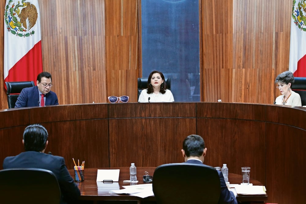 En el pleno, la magistrada presidenta convocó al Senado para que se designen los lugares faltantes en la Sala Superior. Archivo El Universal