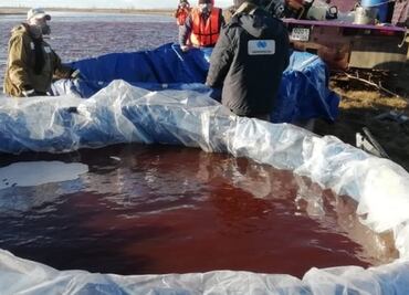 El desastroso derrame de combustible que puso en emergencia a una región ártica de Rusia