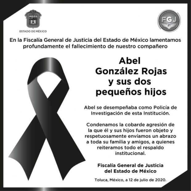 Matan a balazos a policía ministerial y a sus dos hijos en el Edomex