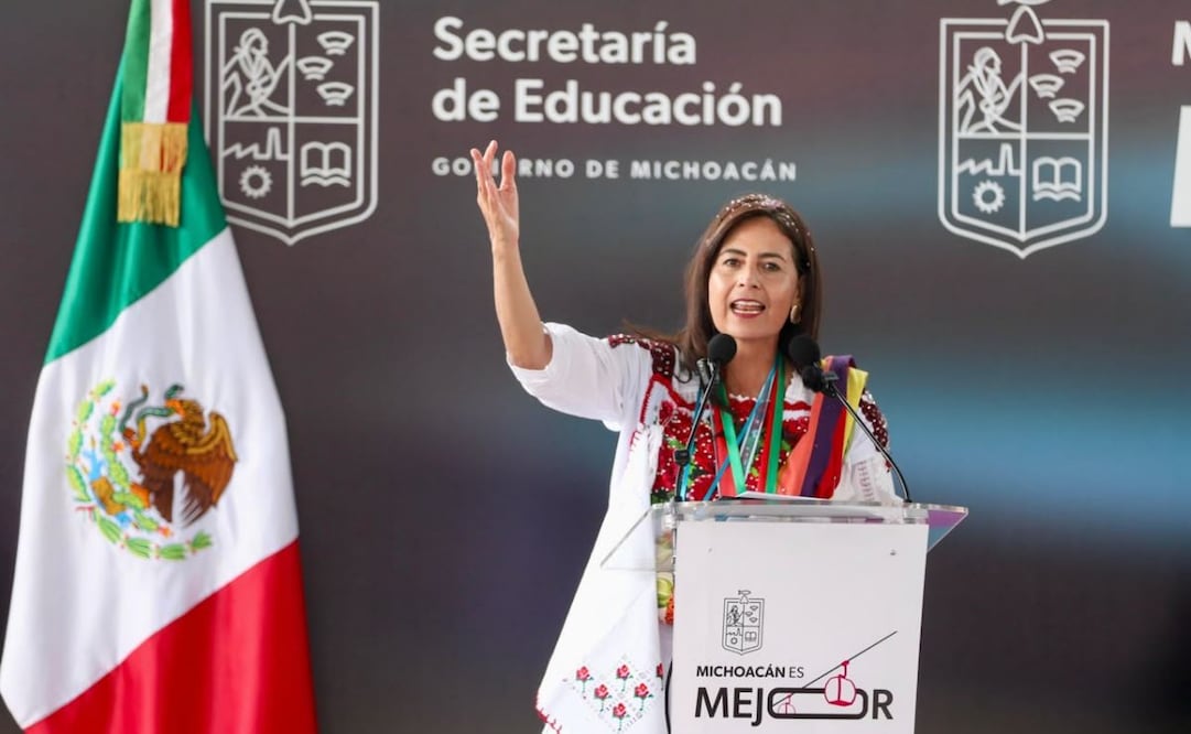 Renuncia Gabriela Molina a la secretaria de Educación de Michoacán; va a contender en la interna de Morena.
Foto: Especial.