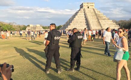Observan fenómeno de luz y sombra en Chichén Itzá