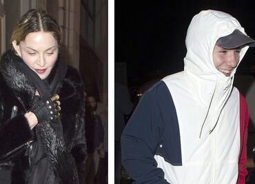 Madonna va al cine con su hijo Rocco