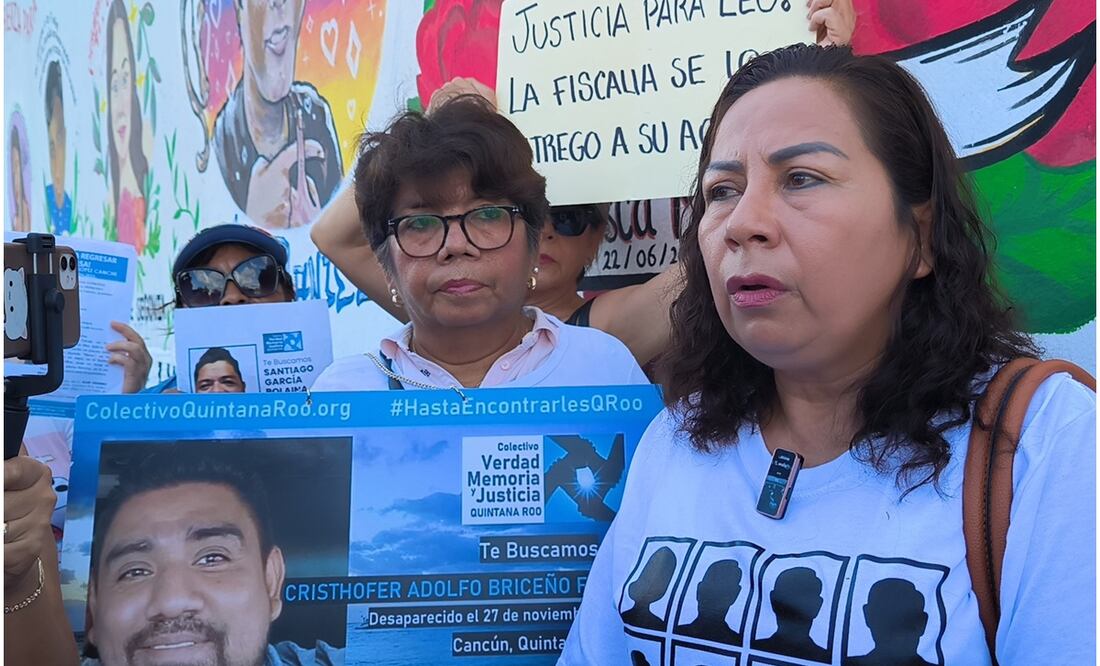 En la imagen, Romana Rivera, fundadora de "Verdad, Memoria y Justicia", colectivo agredido ayer 11 de octubre en Chetumal. Foto: Adriana Varillas / EL UNIVERSAL