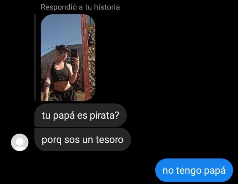La respuesta de una joven que dejó mudo a un usuario. Fuente: Captura de Twitter