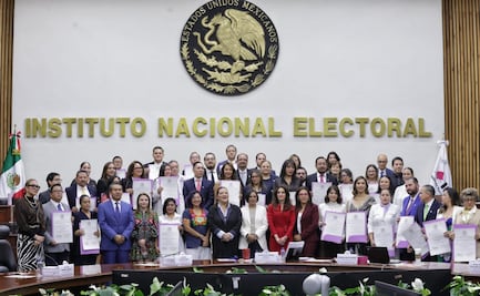 Candidatos sin promedio mínimo consiguen cargo en PJ; INE entrega constancias de mayoría a 45