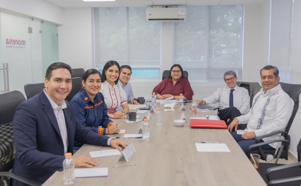 Reunión de Morena con aspirantes a las coordinaciones estatales en defensa de la transformación y la soberanía nacional de Baja California, Baja California Sur, Chihuahua, Nayarit, Sinaloa y Sonora. Foto: X @PartidoMorenaMx