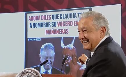 Con memes de diablito, AMLO se pitorrea de sus adversarios que dicen que será “vocero” de Sheinbaum