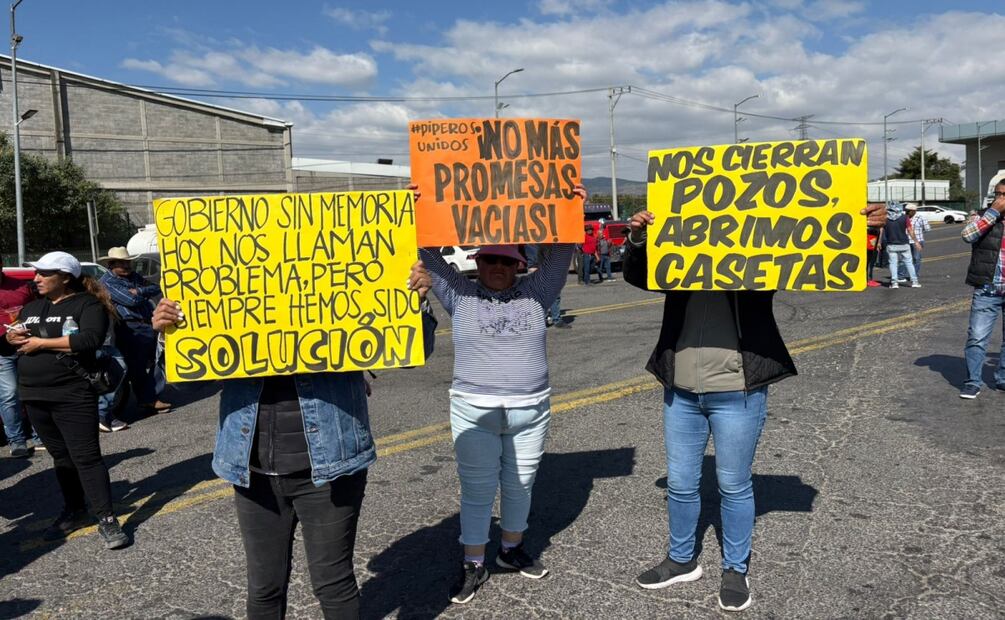 Piperos se manifiestan. Foto: Arturo Contreras