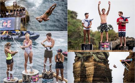 Doble hazaña mexicana en los "Red Bull Cliff Diving"