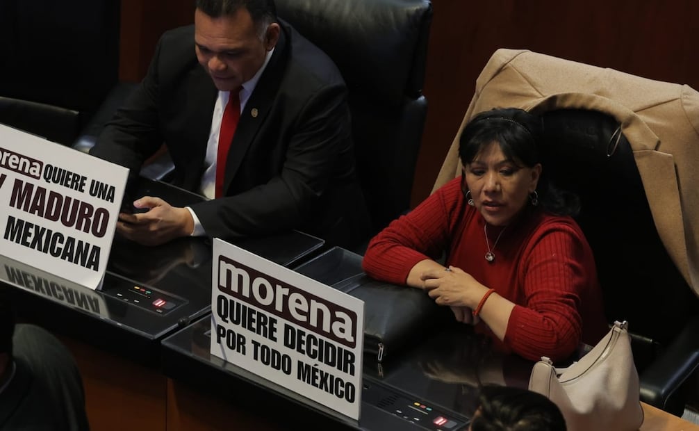 Durante la sesión ordinaria se discute el "Plan B" de la Reforma electoral en el Senado de la República. Foto: Gabriel Pano/EL UNIVERSAL