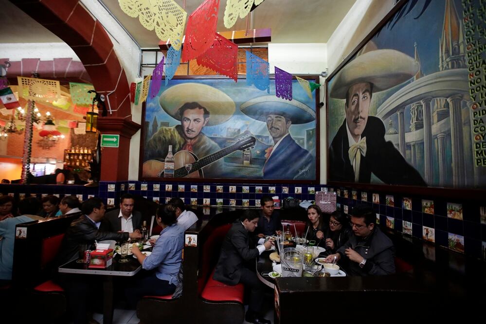 Tenampa bar in Garibaldi – Photo: Luis Cortés/EL UNIVERSAL