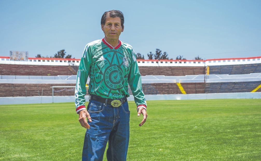 Víctor Manuel García, vecino de toda la vida de Neza, acudió a 16 partidos del Mundial 1986: 9 en el Estadio Azteca, cuatro en CU y tres en el Neza 86.