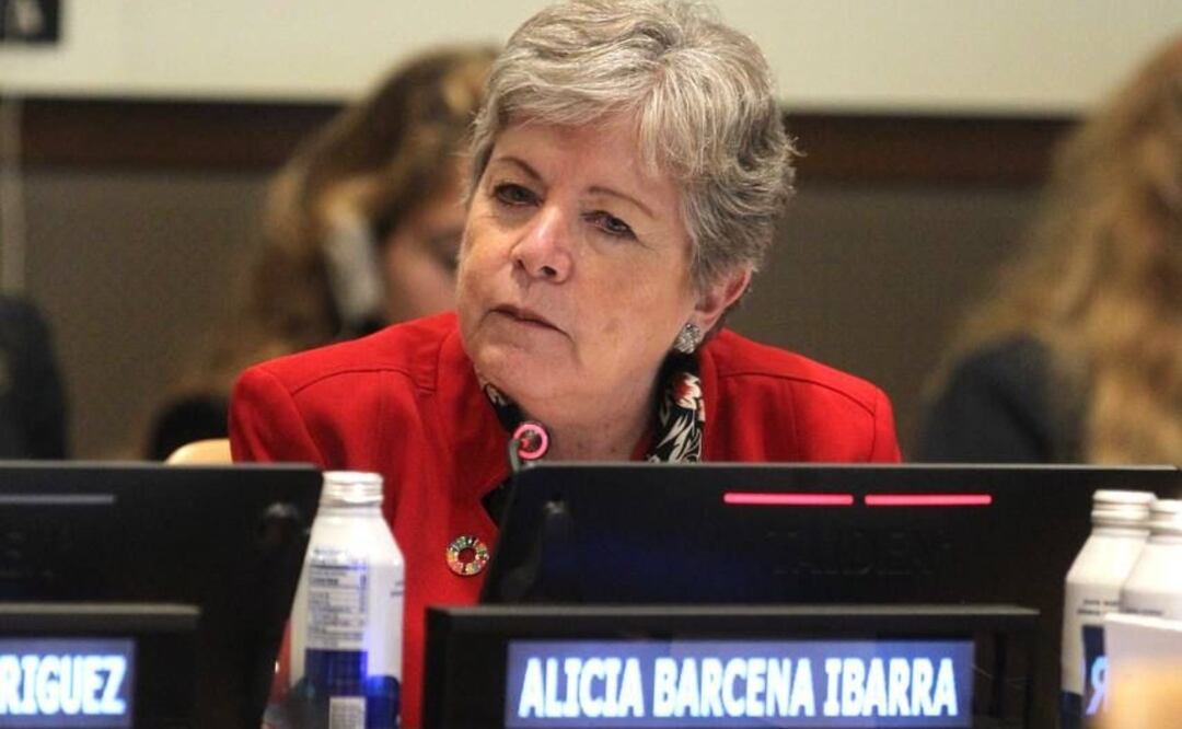 Alicia Bárcena. Foto X Relaciones Exteriores (@SRE_mx)