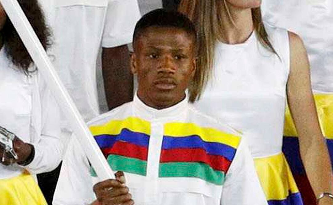 Jonas Junius, de 22 años, boxeador y abanderado de Namibia en los Juegos Olímpicos de Río de Janeiro (Foto: Reuters)