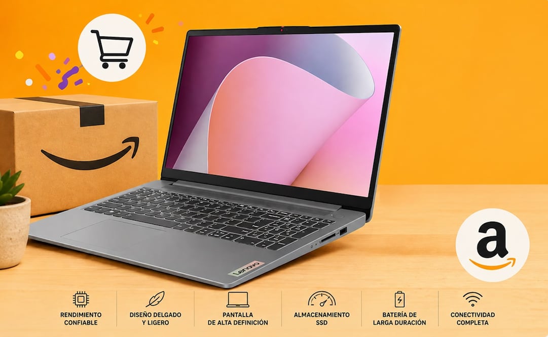 La Lenovo Slim 3i es una laptop diseñada para quienes buscan un equipo confiable para estudiar, trabajar y realizar tareas cotidianas sin gastar de más. Foto: IA