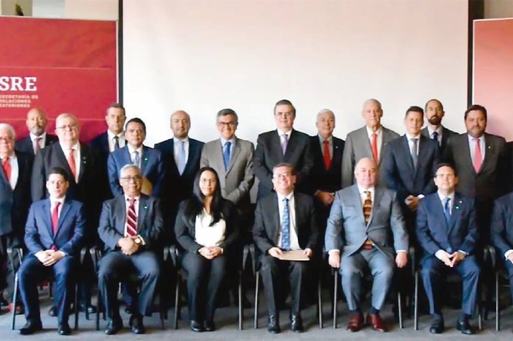 Al encuentro, efectuado en la sede de la Cancillería, acudieron representantes de Argentina, Belice, Bolivia, Brasil, Chile, Costa Rica, Colombia, Cuba, Ecuador, El Salvador, España, Guatemala, Honduras, Jamaica, entre otros. Foto/TOMADA DE TWITTER