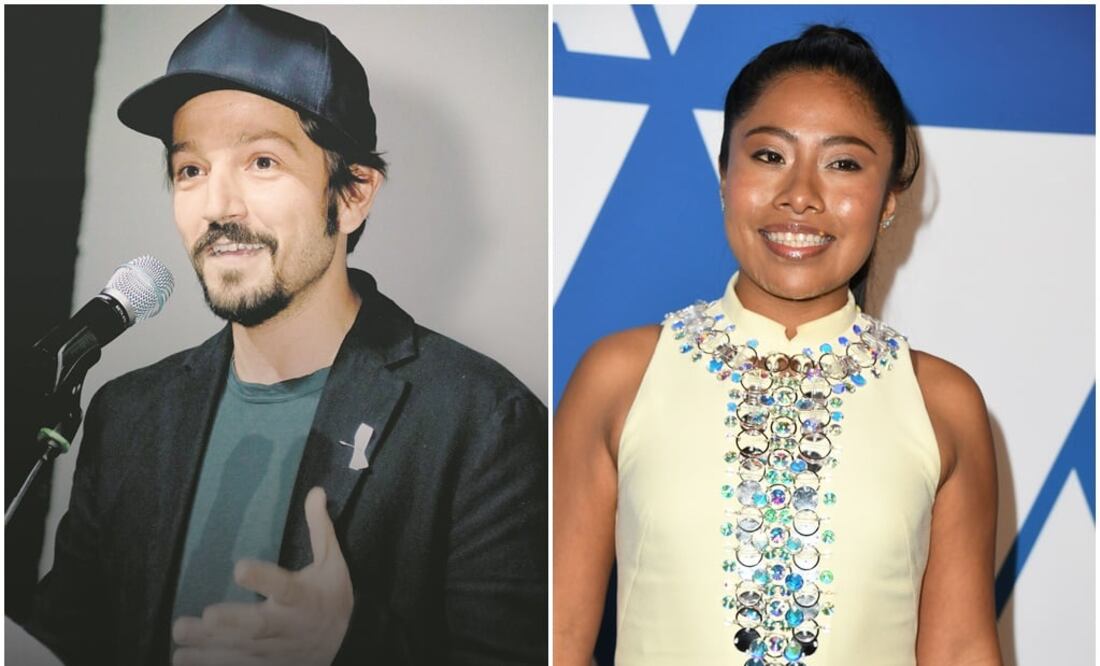 Diego Luna y Yalitza Aparicio. Fotos: Archivo EL UNIVERSAL y AP