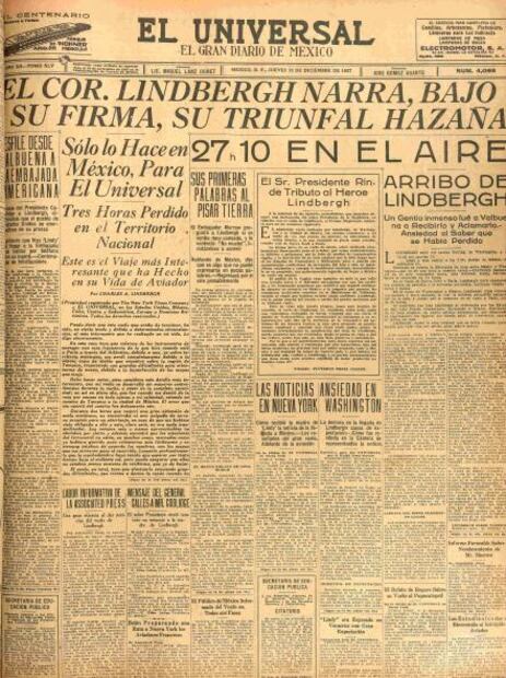 El piloto gringo que paseó a caudillos mexicanos