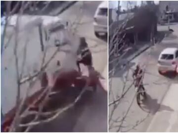 Vecinos golpean a repartidor ladrón en Tultitlán; camión embiste a cómplice