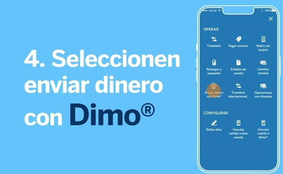 DiMo está disponible en las aplicaciones móviles de las principales instituciones bancarias que operan en México Foto: Archivo/El Universal