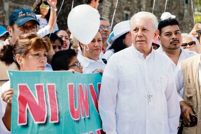 Obispo marcha contra matrimonios gay