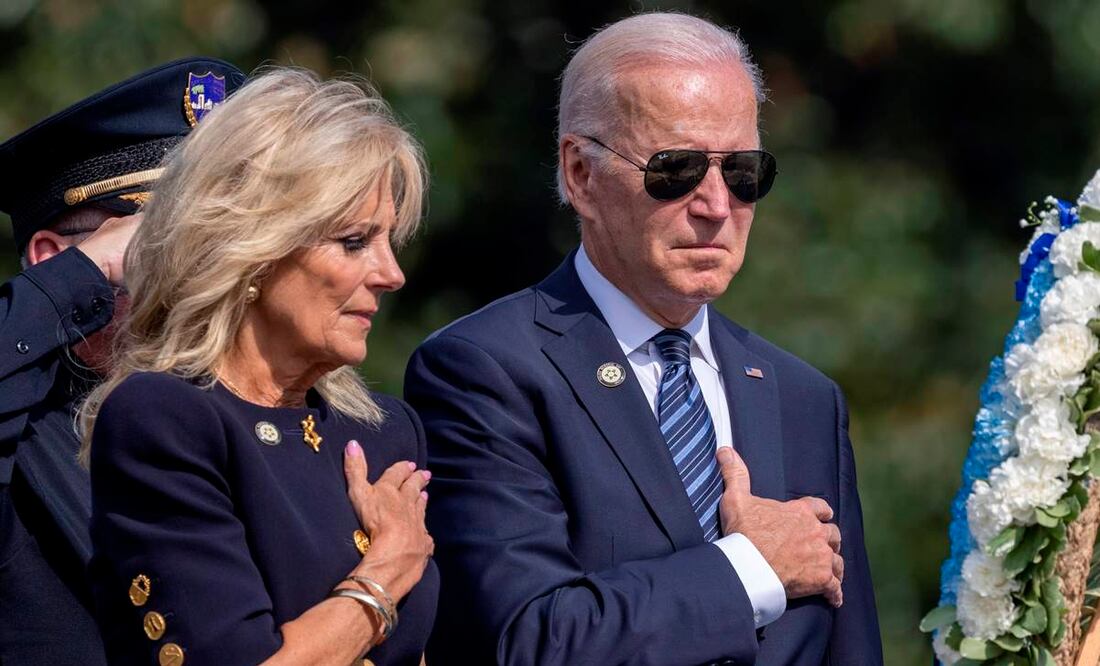 El presidente de Estados Unidos, Joe Biden, junto a su esposa Jill. Foto: EFE