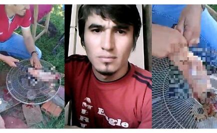 Paraguayo desuella vivo a un lagarto y publica el video; pagará multa de 70 mil dólares