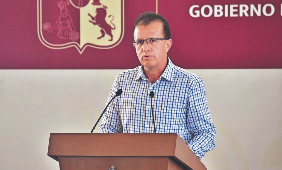 El delegadode la FGR en Tabasco, Martín Rivera, informó de la detención. (21/01/2025) Foto: Especial