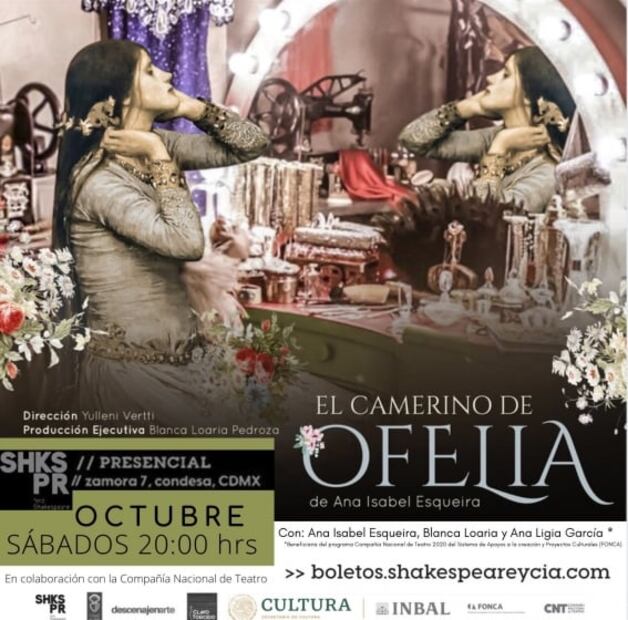 El Camerino de Ofelia llega al Foro Shakespeare