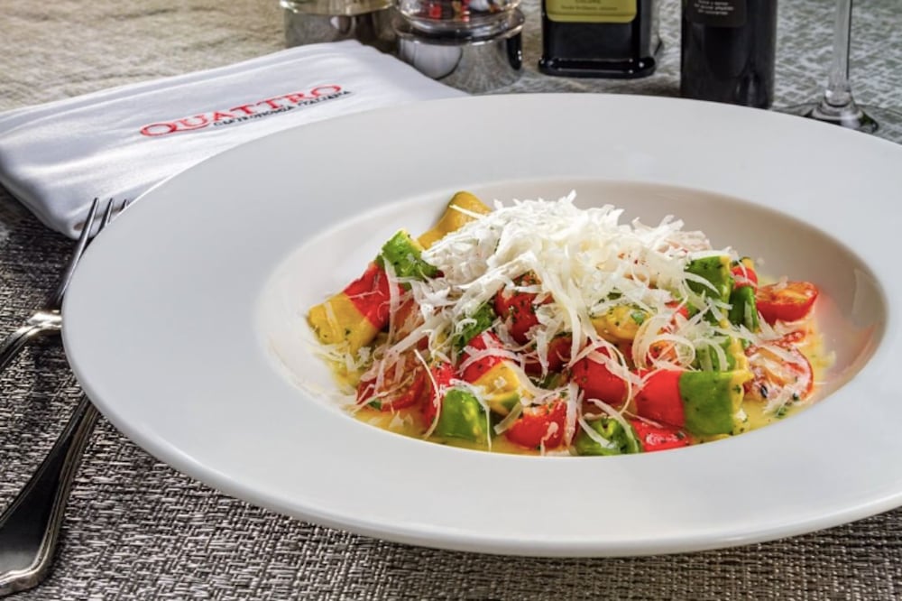 Tortelloni in Brodo del restaurante Quattro. Foto: Especial