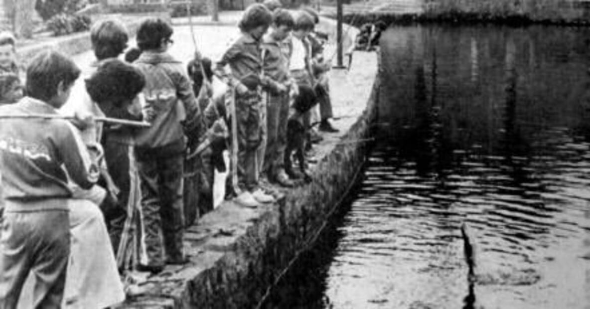 Cuando se iba a pescar al lago de Chapultepec