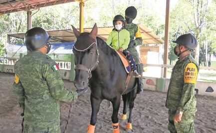 Mejoran sus vidas con equinoterapia